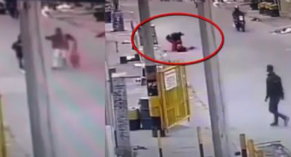 FUERTE VIDEO: A sangre fría, sicarios acribillan a mujer en plena calle y le roban antes de morir