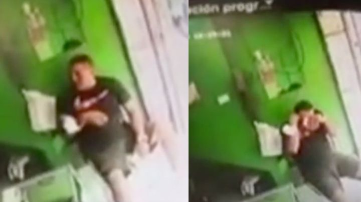 Motosicarios emboscan y ejecutan a balazos a hombre; captan el brutal asesinato en VIDEO