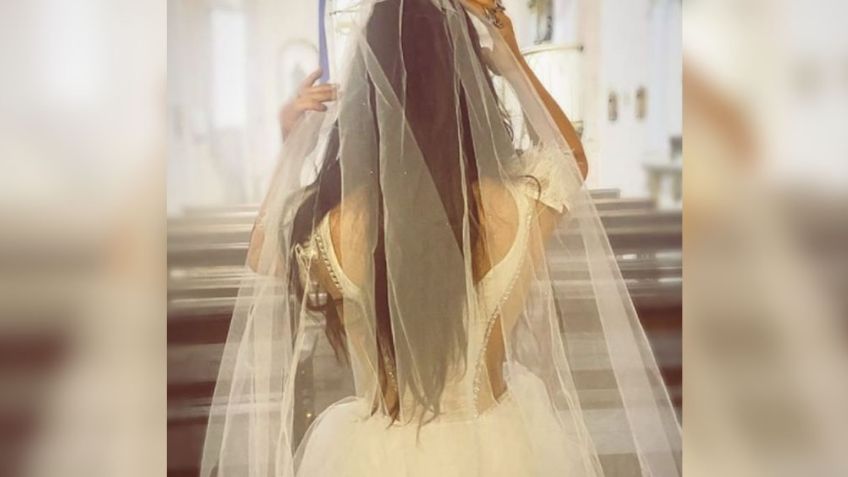 ¿Ya se casó? Ana Bárbara hace estallar las redes con FOTO vestida de novia en el altar
