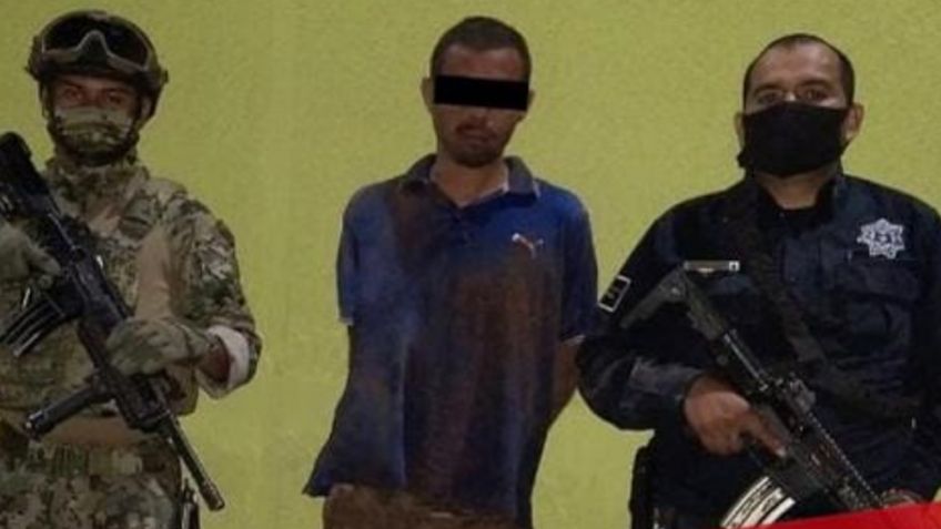 Tras perpetrar asalto, aprehenden a peligroso ladrón armado con una escopeta en Cajeme