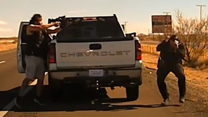 FUERTE VIDEO: Narcotraficante ejecuta a sangre fría a un policía de Nuevo México
