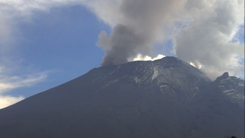 Volcán Popocatépetl intensifica actividad y acumula 119 exhalaciones este domingo 11 de abril