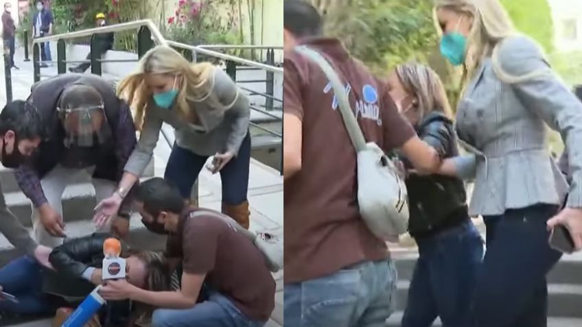 ¡Paran todo en Televisa! Integrante de 'Hoy' sufre terrible accidente; Marjorie de Sousa la auxilia