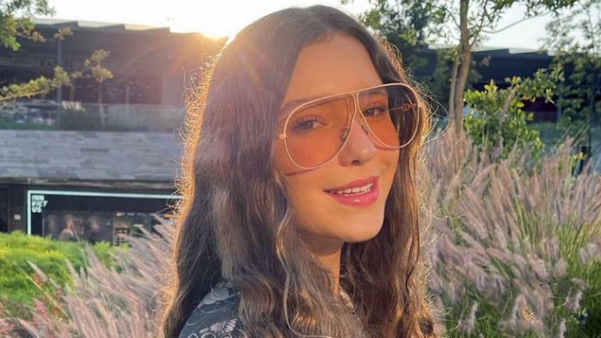 Mía Rubín, hija de Andrea Legarreta, presume toda su belleza con coqueto bañador café