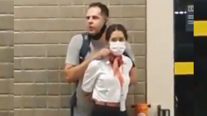 Hombre toma como rehén a una azafata y amenaza con hacer explotar todo el aeropuerto
