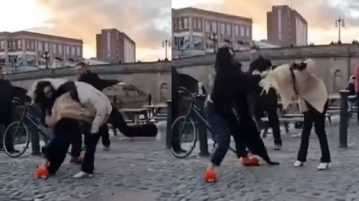 FOTOS: Entre rasguños y cachetadas, mujeres se agarran del cabello y se golpean en un bar