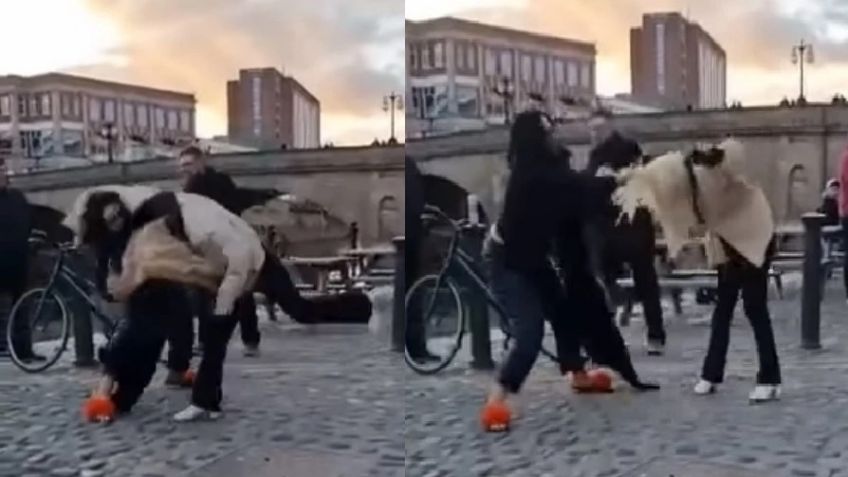 FOTOS: Entre rasguños y cachetadas, mujeres se agarran del cabello y se golpean en un bar