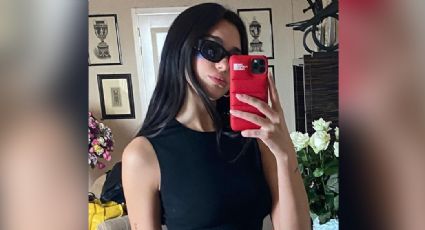 Dua Lipa enmora todo Instagram Instagram en divino 'outfit' negro