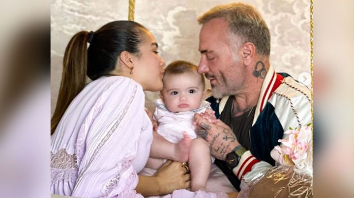 Manchado de sangre, Gianluca Vacchi vive difícil experiencia por su bebé con Sharon Fonseca