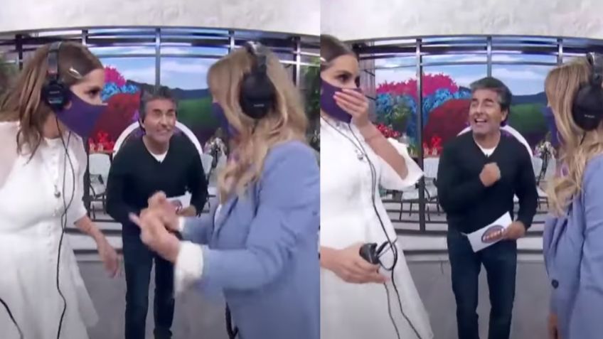 "Me la pel...": Andrea Legarreta deja helado a Televisa al gritar grosería en 'Hoy'