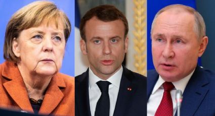 Crece la tensión: Merkel y Macron exigen  a Putin que retire sus tropas de Ucrania
