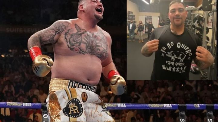 ‘Ya no quiero estar gordo’; la nueva línea de ropa que lanza el boxeador Andy Ruiz