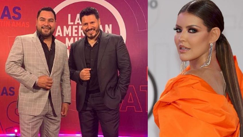 VIDEO: Conductora de 'Suelta la Sopa' se pone 'coqueta' con vocalista de Banda MS