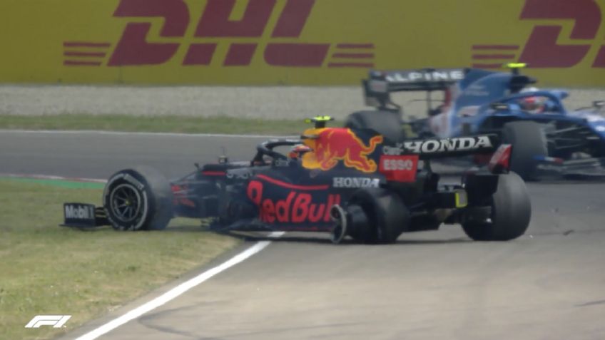 'Checo' Pérez sufre accidente durante practica previo al Gran Premio de Emilia Romagna