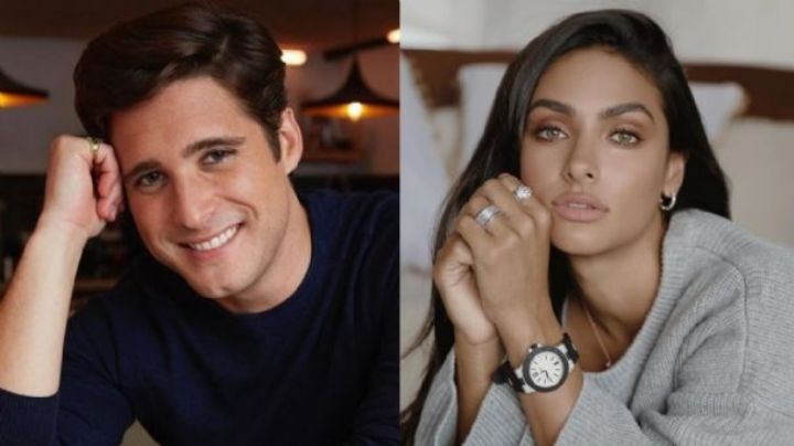 Renata Notni y Diego Boneta derrochan amor y glamour en la alfombra roja de Premios Platino