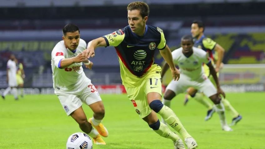 Otra baja para las Águilas; Sebastián Córdova se pierde el América ante Cruz Azul