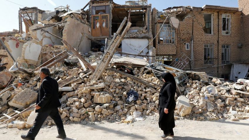 Sismo de magnitud 5.9 grados sacude a Irán; reportan al menos 5 heridos y grandes daños