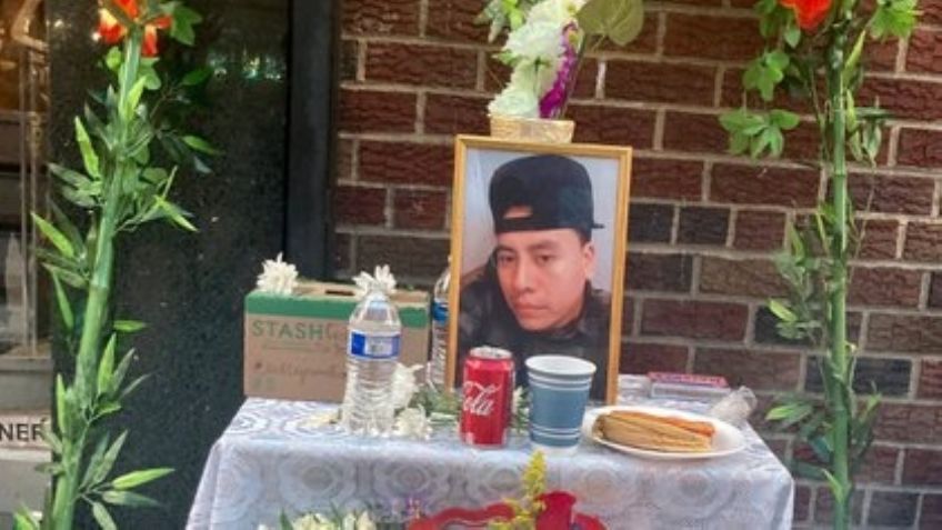 Asesinan a tiros a repartidor mexicano en Nueva York; migrantes se manifiestan indignados