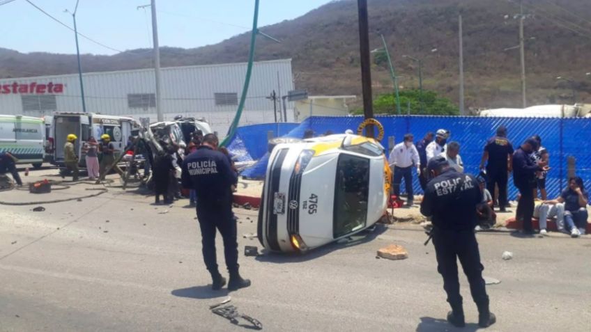 VIDEO: Fatal accidente vial en Tuxtla Gutiérrez deja sin saldo de 18 heridos y un muerto