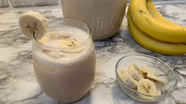 Smothie de plátano con yogurt natural: Receta fácil para un desayuno rápido y delicioso