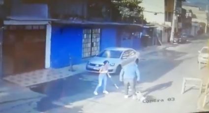 VIDEO: ¡Impactante! Apuñalan a mujer durante un asalto y su perro la defiende