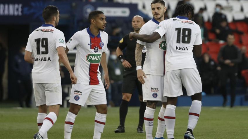 Mauro Icardi y Neymar comandan al PSG en la goleada en contra del Angers