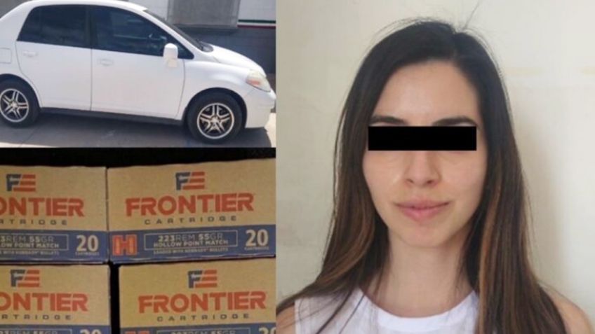 Roxana pasará 3 años en prisión; cruzó de Arizona a Sonora con cartuchos de arma de fuego