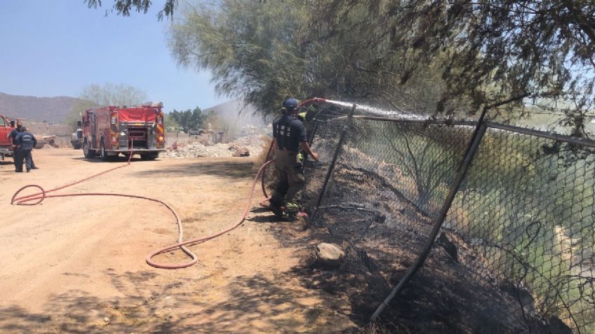 Sonora: Fuerte incendio provoca alarma en los residentes de la zona norte de Hermosillo