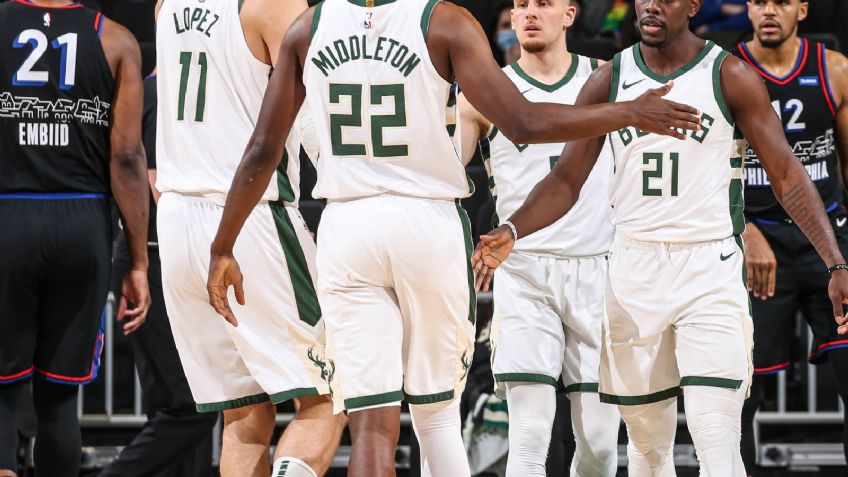 Los Bucks de Milwaukee frenan su caída; imponen condiciones y derrotan a los 76ers de Filadelfia