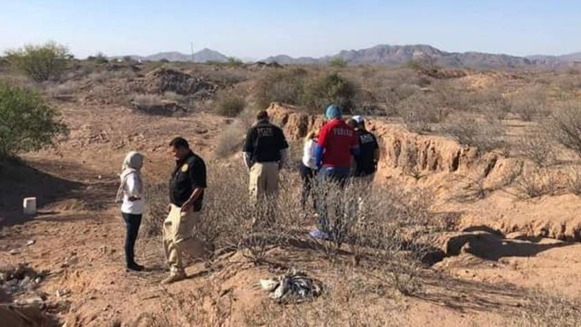 Madres Buscadoras de Sonora encuentran restos humanos en Empalme; estaban semienterrados