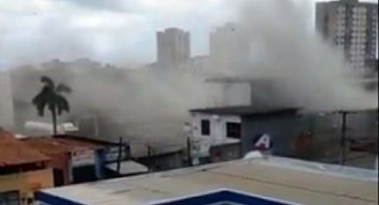 VIDEO: ¡Tragedia en Brasil! Explota planta de oxígeno; se reportan cuatro lesionados