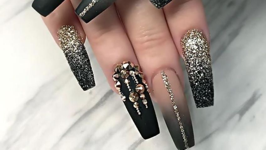 ¡Haz que brillen como las estrellas! Estos diseños de uñas con diamantes serán tendencia