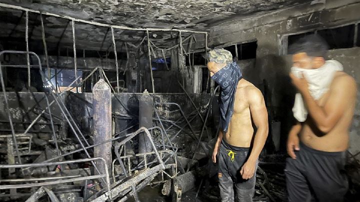 Luto en Bagdad: Suman 82 muertos por incendio en hospital para pacientes con Covid-19