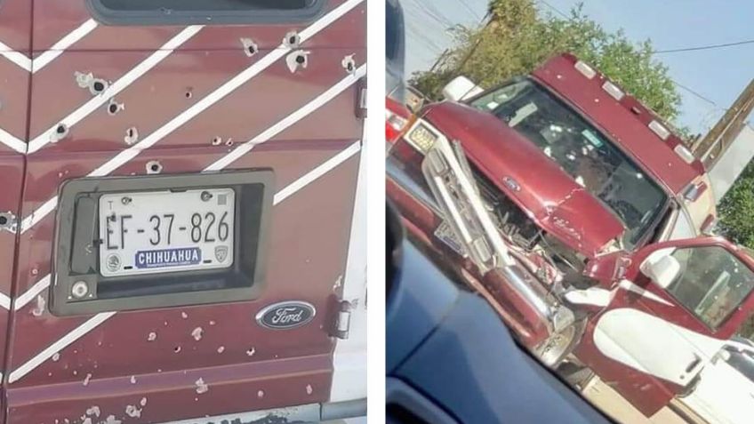 Sicarios rafaguean ambulancia en Sonora y rematan a joven; el chofer resultó lesionado