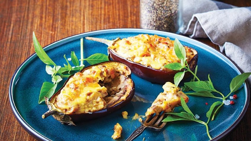 Estas berenjenas rellenas serán una locura de sabor en tu paladar