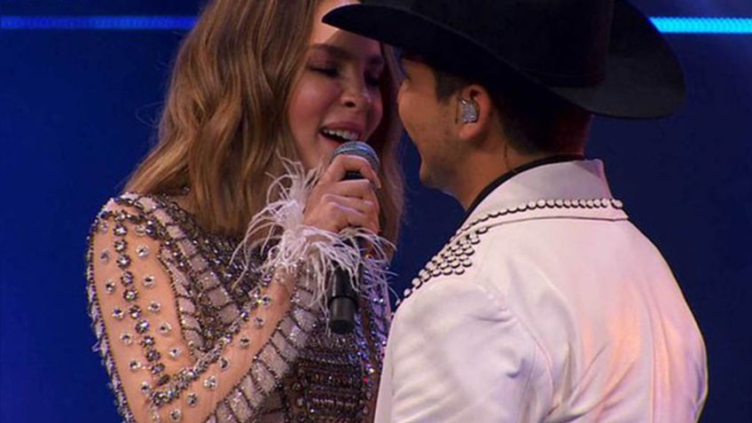 Exhiben polémico VIDEO: Belinda intenta cantar canción de Christian Nodal ¿y queda en vergüenza?