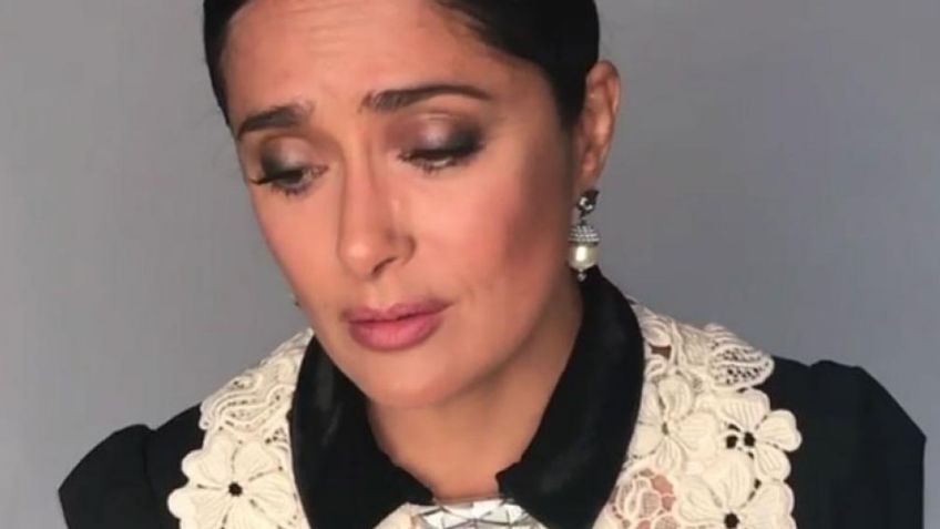 ¡Duro golpe! Covid-19 hace que Salma Hayek se vista de luto y enfrente "profunda tristeza"