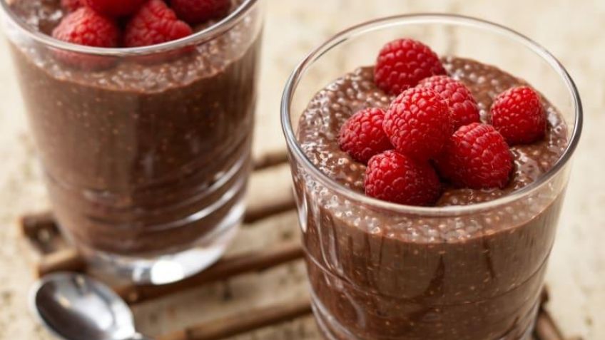 Cuida tu figura con este delicioso y saludable pudín de chía con chocolate