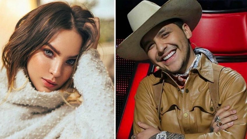 Christian Nodal responde al comentario de que tiene un "mujerón" a su lado ¿y no es Belinda?