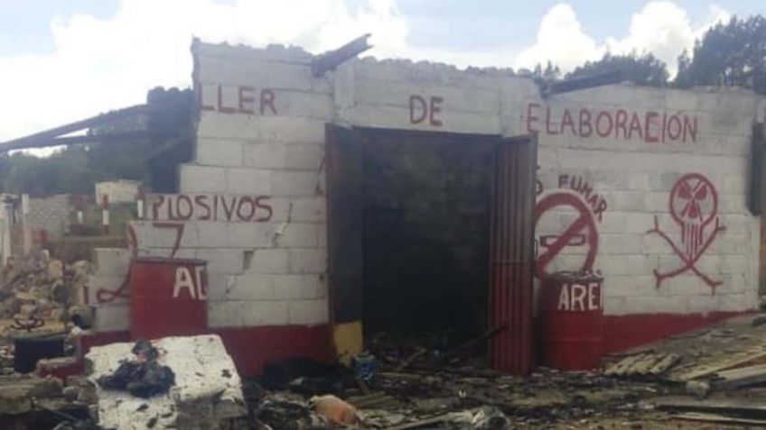 Negocio de pirotecnia explota en Guanajuato; muere una mujer calcinada