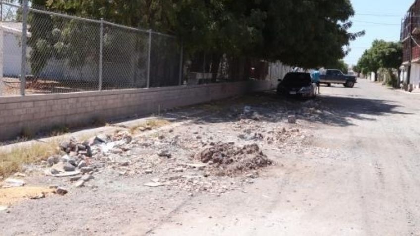 "No son baches, son ¡hoyos!": Vecinos de Villa Fontana en Obregón denuncia mala pavimentación e inseguridad