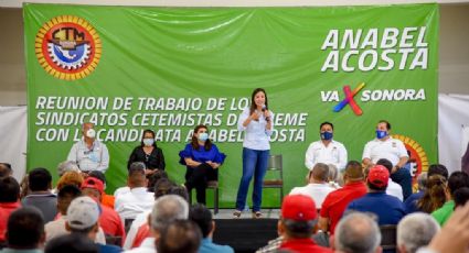 “Soy su aliada”: Anabel Acosta a trabajadores sindicalizados; avanza su campaña en Cajeme