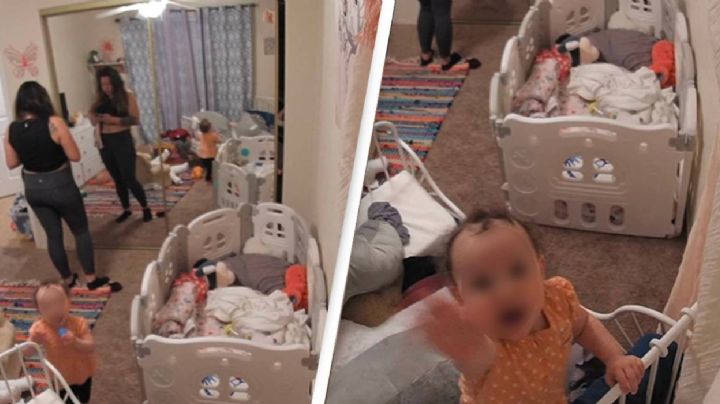 Macabro hallazgo: Madre escucha voces que provienen de la cámara de vigilancia de su bebé