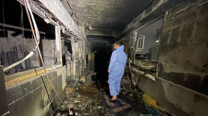 Lamentable: Número de muertos asciende a 23 por incendio en hospital Covid-19 de Bagdad