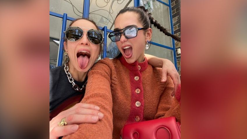 Dua Lipa enamora todo Instagram al posar divina en atrevido 'outfit' negro