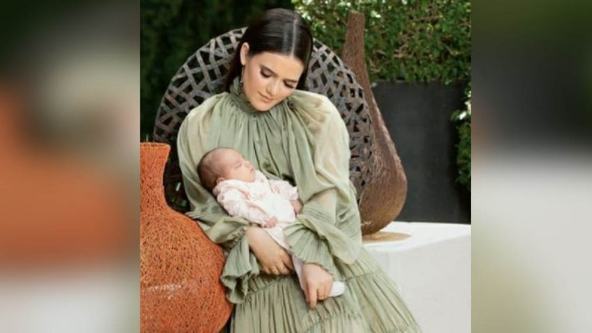 ¡Tiene los ojos de color! Ella es Cayetana, la primera y muy linda nieta de Alejandro Fernández