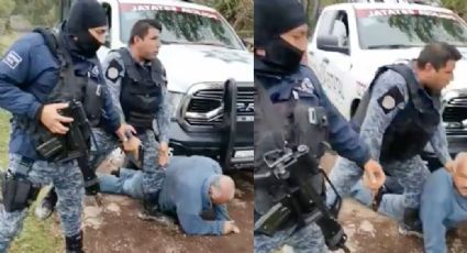 "No me grabes pu...": Policía somete a anciano a plena luz del día y exhiben el brutal VIDEO