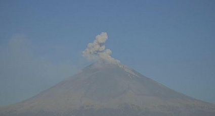Volcán Popocatépetl registra con poca actividad pero se mantiene en alerta amarilla fase 2