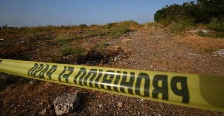 Acordonan el sitio del crimen