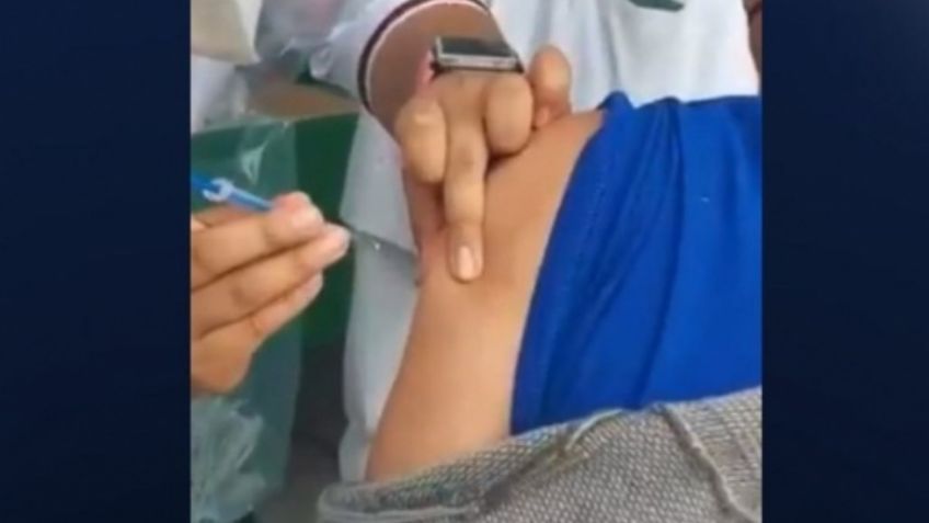 IMSS: "Vacunación con jeringa vacía no fue a propósito, presionaron a la enfermera"